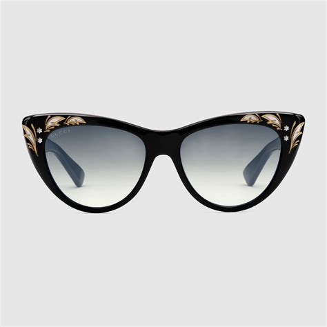 gucci sunglasses cateye|cat eye gucci sunglasses women's.